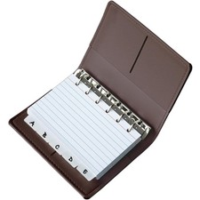 3x5 Lined Index Cards with Ring Binder Holder and Dividers, 100 Note Cards, B...