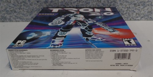 Video Game PC Tron 2.0 NEW SEALED see pics Big Box #2 - Picture 3 of 5
