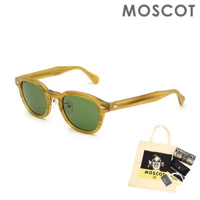 MOSCOT LEMTOSH SUN MP LEA020849AC04 BLONDE Sunglasses, Size 49, with Nose Pads