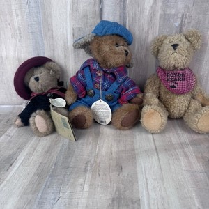 Boyds Bears Lot of 3 Bears Plush Eloise Willoughby Brown