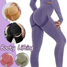 Women High Waist Leggings Push Up Yoga Pants Compression Workout Gym Butt Lifter