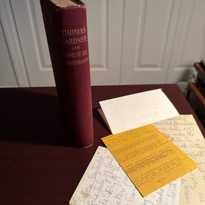 #ad #ad Thomas Gardner And Some Of His Descendants 1907 $25.00