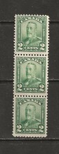 CANADA - MNH KING GEORGE V STRIP OF THREE - SL. GUM DISRUPTION -SCOTT 150 - G480