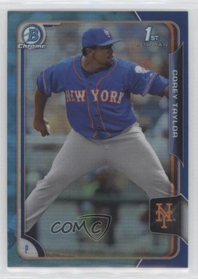 2015 Bowman Draft Chrome Blue Refractor 43/150 Corey Taylor #131 9xo