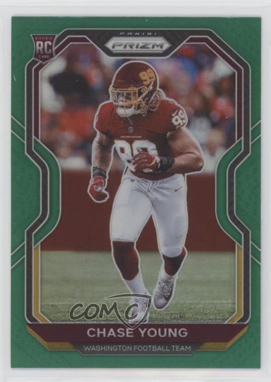 2020 Panini Prizm Rookie Green Prizm Chase Young #383 2a9