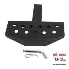 Universal Hitch Step 12" Towing Bumper Step with Pin - Fits 2-Inch Receiver