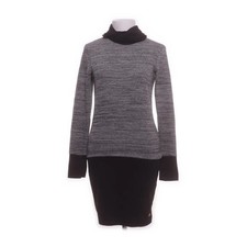 Skunkfunk, Kleid, Größe: XS, Schwarz/Grau, Bio-Baumwolle, Feinstrick, Damen #qh0