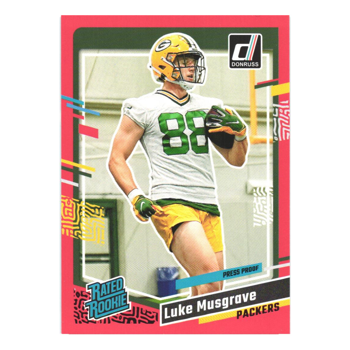 LUKE MUSGRAVE (RC) 2023 Panini Donruss Rated Rookie #337 - Press Proof Red