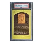 Charlie Gehringer Signed 4x6 Detroit Tigers HOF Plaque Card PSA/DNA 85025740 - Image 3 of 4