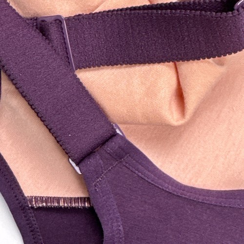 Lane Bryant Cacque Minimizer Bra Wireless Full Coverage 42DDD Plum Wide Straps - Picture 9 of 13
