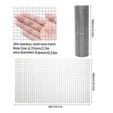 Rodent Proof Stainless Steel Mesh Sheet Rat & Mice Deterrent Roll Pest Control