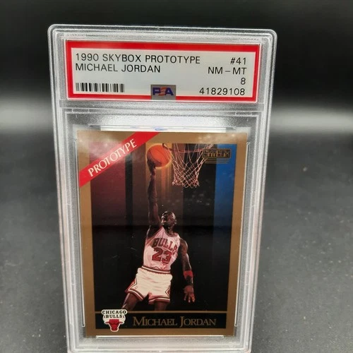 1990-91 Skybox Michael Jordan #41 Prototype PSA 8 RARE CARD!