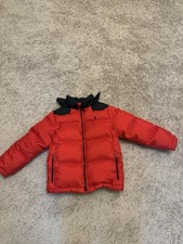 Polo Ralph Lauren Puffer Jacket Coat Boys Size 7 Red/Black