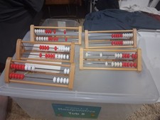 20 Bead Wooden Sensory Rekenrek, Abacus for Kids Math, Math Manipulatives Didax