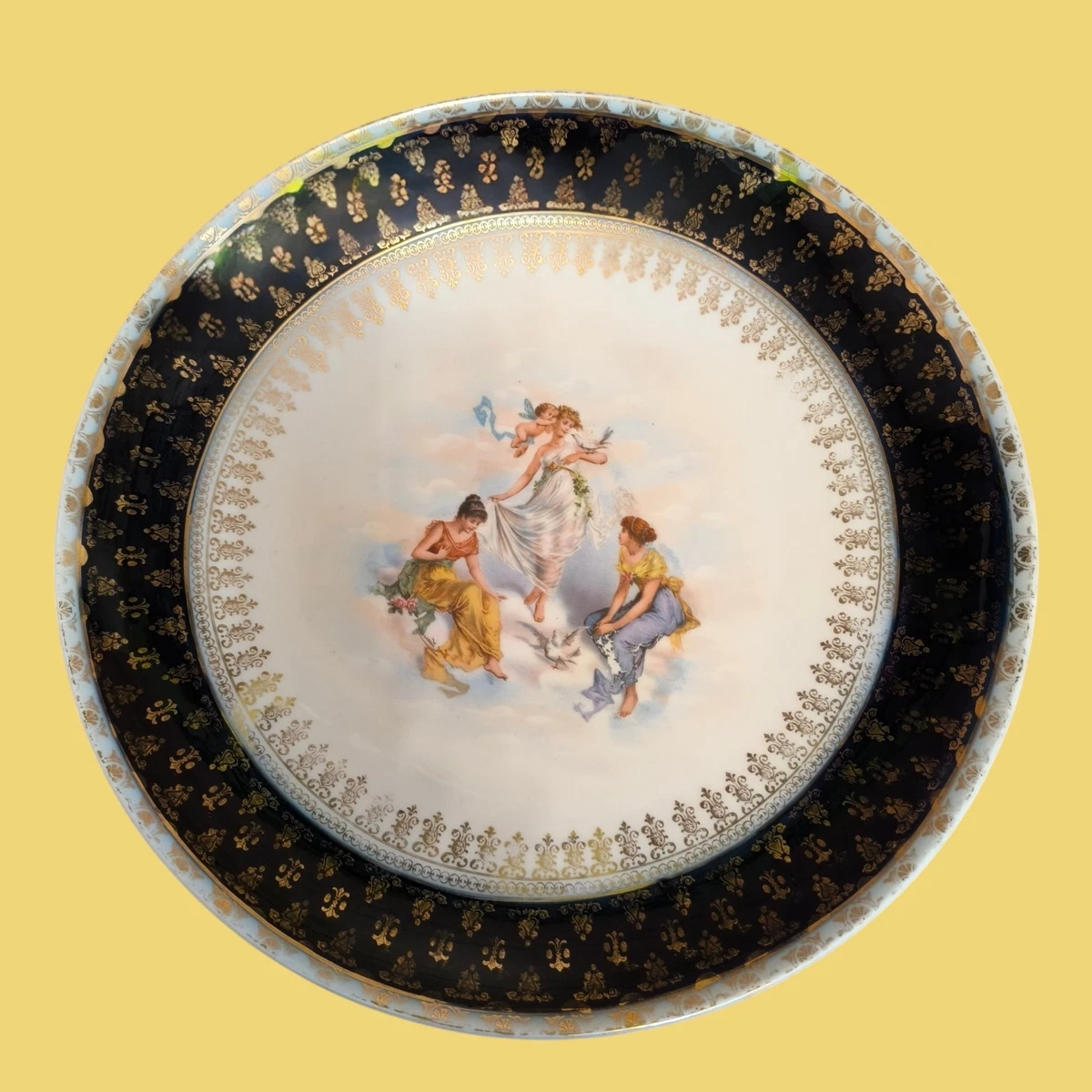 Carlsbad Plate In Austrian Art Pottery | eBay