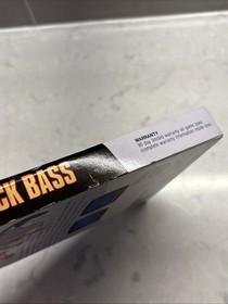 Black Bass (Nintendo Entertainment System, 1989) w/ Box + Dust Cover TESTED NES