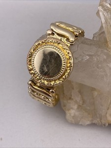 Vintage Monogram American Queen Childs Sweetheart Expansion Bracelet- 1930s RARE