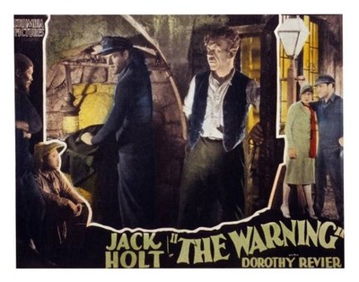 Old Movie Photo The Warning Us Lobby Card Jack Holt Pat Harmon 1927