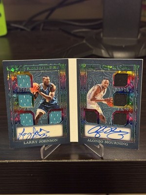 2025 Leaf Glory of the Game Basketball - Larry Johnson Alonzo Mourning 7/7 Auto
