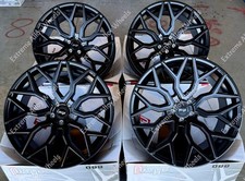 Llantas de aleación 10x 22" negras nicho Mazzanti 10x22 5x112 para Bentley Continental