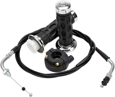 Throttle Twist Grip Set 78'' Scooter Throttle Cable for 50cc, 80cc, 125cc, 150cc