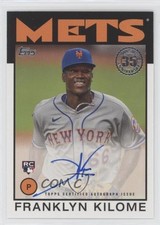 2021 Topps Update 1986 Topps Baseball Auto Franklyn Kilome #86B-FK Auto 0j10