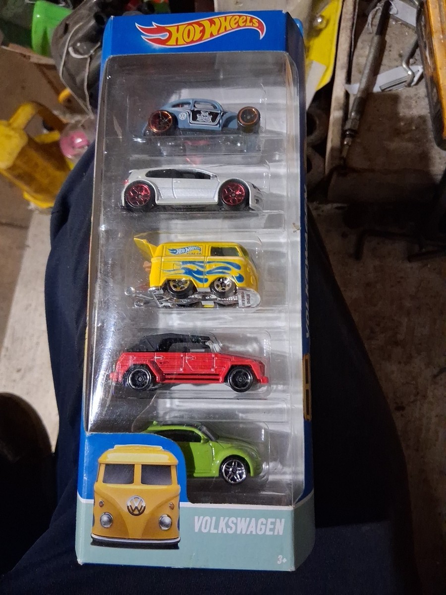 Hot Wheels Volkswagen 5-Pack 2015,Golf GTI, Beetle,Kombi,Type 181