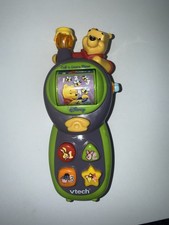 VTech Disney Winnie The Pooh Call Learn Phone Tested Working Lights Sound Y2K
