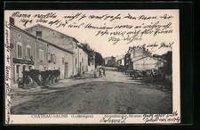 CPA Chateau-Salins /Lothringen, Strassburger Strasse avec Geschäft 1916 