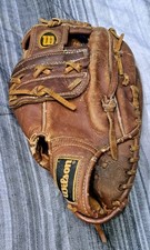 Wilson Force 3 All Leather Baseball Softball Glove A9850 12" RHT Good Condition