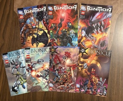 LEGO Bionicle: Ignition Comic Book Lot of 7 DC Comics  
