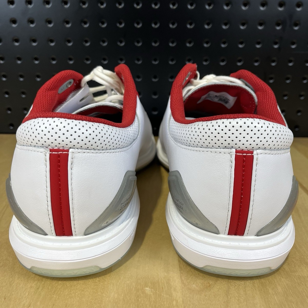 Nike Air Jordan ADG 5 Leather Golf Shoes White/Fire Red FQ7874-101