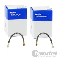 2X Delphi BremsschlÄUche Hinten AußEn Passend FÜR Opel Movano Renault Master