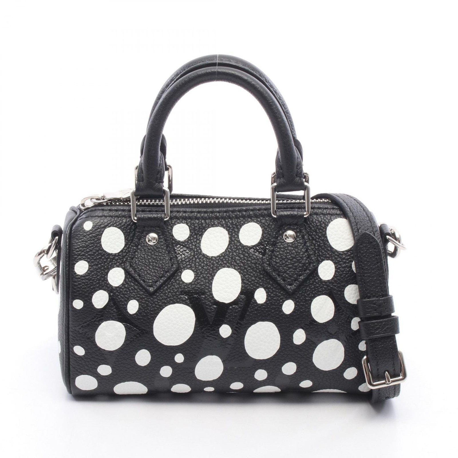 LOUIS VUITTON × YK Nano Speedy Shoulder Bag M81910 Monogram Infinity Dot le...
