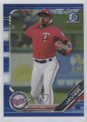 2019 Bowman Chrome Prospects Blue Refractor 126/150 Wander Javier #BCP-206 0c6