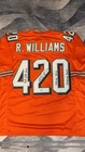 🔥 NFL Miami Dolphins Ricky Williams Autographed 420 Inscription Jersey SWAU 🔥