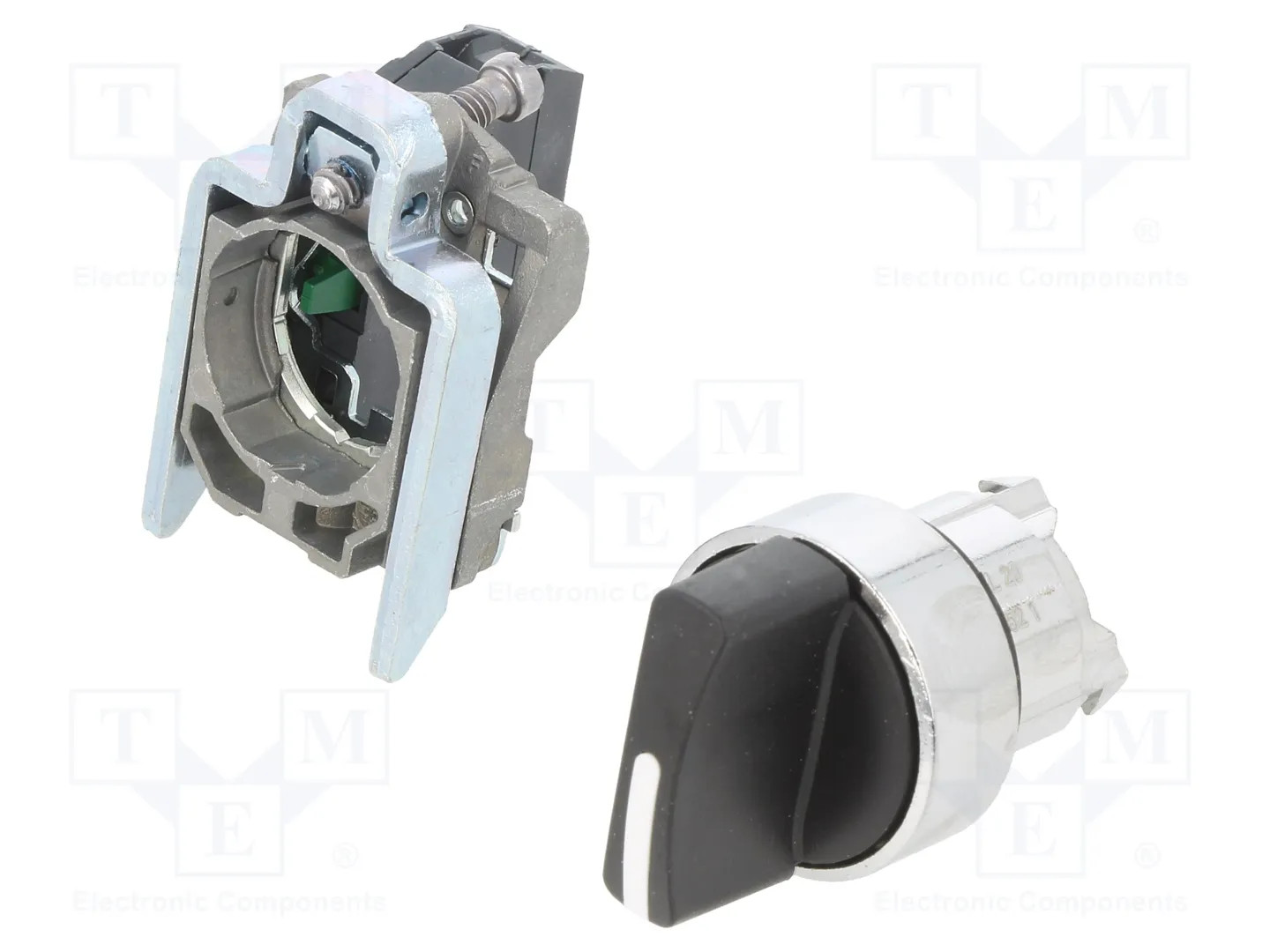 Interruttore 2 posizioni manopola 22mm Harmony XB4 XB4BD21 - Immagine 5