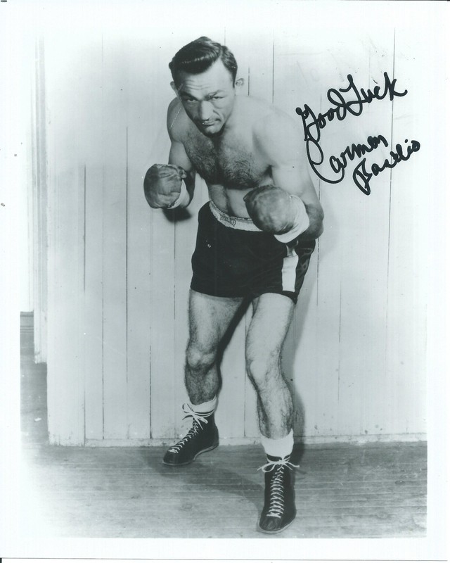 BOXING LOT OF 3: CARMEN BASILIO, GERRY COONEY SIGNED AUTOGRAPH PHOTO LOT