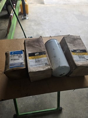 3 WIX  51971 Oil Filters / 1 Donaldson P551838 Fuel Filter