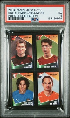 2004 Panini Uefa Euro 2004 Pocket Collection - Cristiano Ronaldo
