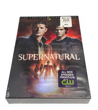 Supernatural: The Complete Fifth Season DVD, 2009 Brand NEW - Ships in BOX