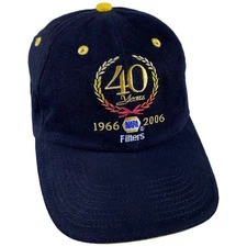VTG Napa Hat Cap Filters 40 Years 1966-2006 Hat Auto Parts Black StrapBack NWOT!