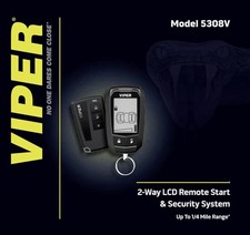 Viper 5308V 2-Way LED Remote Control Alarm System Remote Start And Keyless Entry