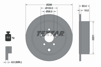 2X Bremsscheibe Hinterachse FüR Subaru Toyota BRZ Forester Impreza SchräGheck