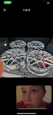 18 Inches Helo He912 Chrome Wheels. They Are In Very Very Good Condition