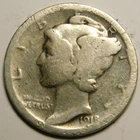 1918 P Mercury Dime  "Actual Coin Pictured"
