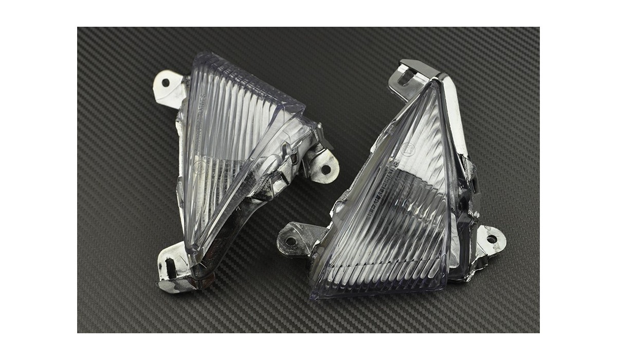 Clignotants avant blancs Kawasaki Z1000 2007-2009 - Paire de feux ZRT00B d'origine