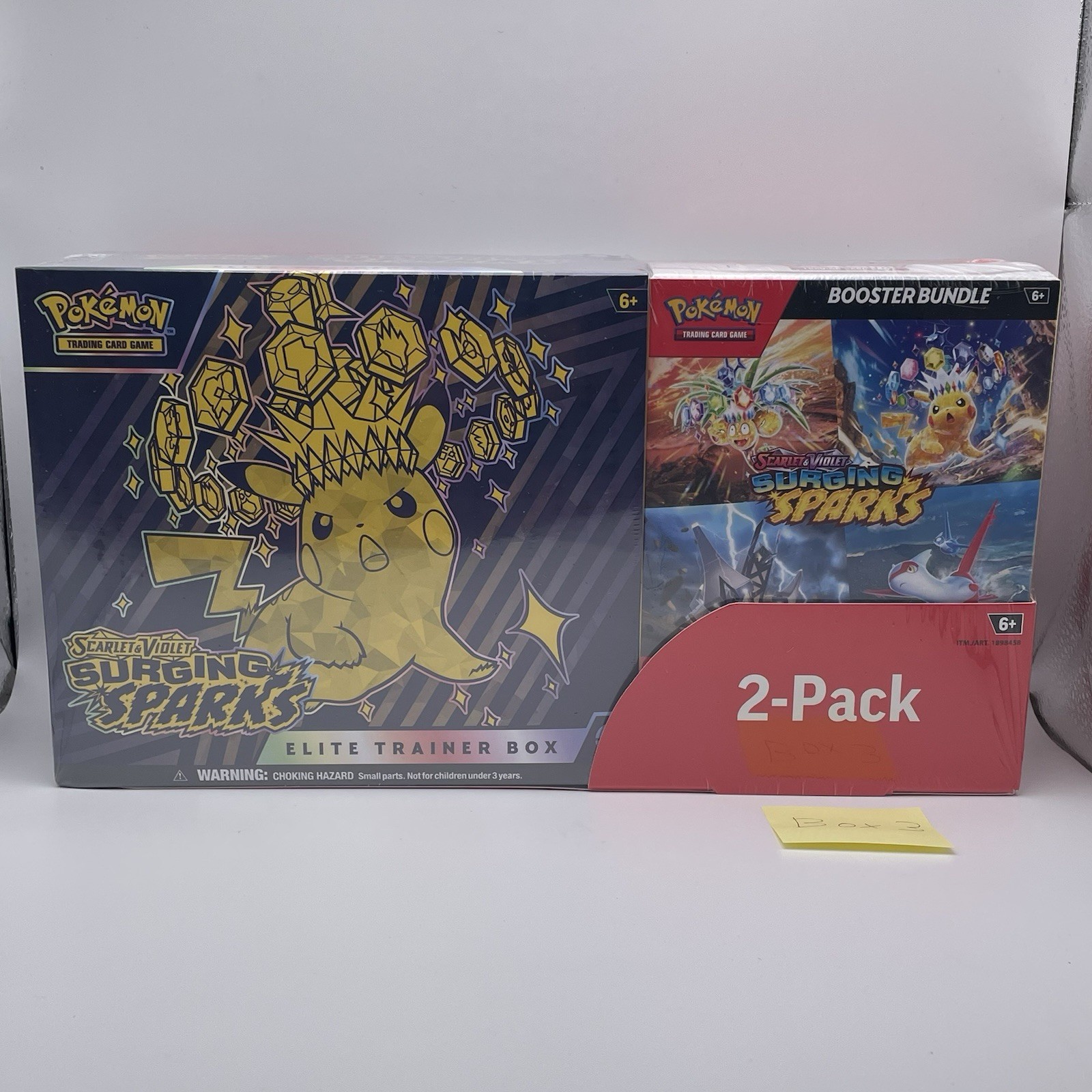 Pokemon Surging Sparks Booster Box Elite Trainer Box + Booster Bundle Costco #3