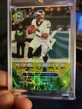 2020 Spectra Rise Above Green Mojo/30 Rookie Jalen Hurts #ri-20