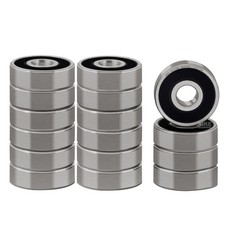 16 PCS 627-2RS Double Sealed Deep Groove Ball Bearings 7x22x7mm Chrome Steel